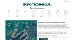 Desktop Screenshot of eurotechnique-gloves.com